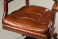 Старинное кожаное кресло для рабочего кабинета код. RM4101604 фото 2