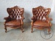 Старинные кожаные итальянские кресла (2 шт.) код. BE4165129 фото 10