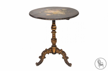 Антикварный столик с росписью код. VS4097175