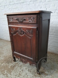 Антикварная тумба с ботанической резьбой и латунными накладками код. BE4096984