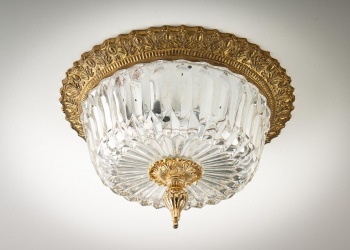 Старинная потолочная люстра в стиле Ампир с каркасом из латуни код.&nbsp;RM4113537