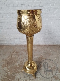 Антикварное кашпо из латуни и бронзы код. BE3259476