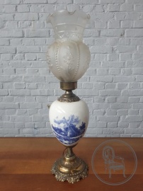 Старинная настольная лампа Delft код. BE4109156