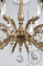 Старинная люстра из бронзы с хрустальными подвесками код. BE6381 фото 2
