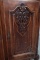 Старинный ореховый шкаф для одежды с резной короной код. BE4165235 фото 5