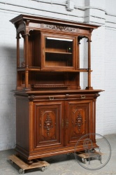 Антикварный буфет из ореха с открытыми полками код. BE4097394