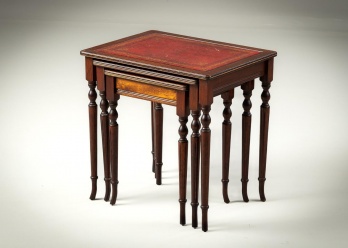 Старинные столики (3 шт.) с поверхностью из кожи код. RM4123097