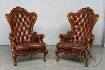 Старинные ореховые кресла (пара) код. BE4097506