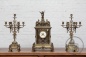 Антикварные каминные часы с канделябрами код. BE4097614 фото 19