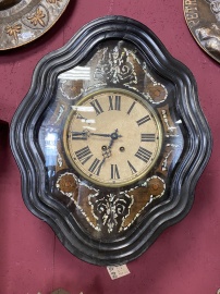 Антикварные настенные часы Bull's Eye с инкрустацией перламутром код.&nbsp;BOLL1153