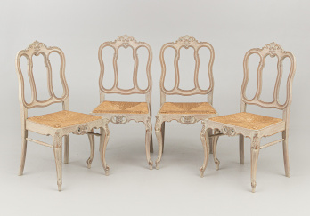 Старинный набор стульев (4 шт.) код. RM59324