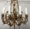 Антикварная бронзовая люстра в стиле ампир код. BE107050 фото 5