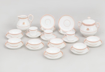 Старинный чайный сервиз CH. PILLIVUYT and CIE код. RM4101262