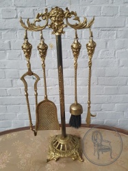 Антикварный бронзовый набор для камина код. BE4105745
