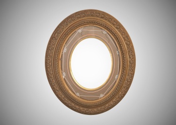 Старинная овальная деревянная рама код.&nbsp;RM4166087