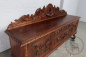 Старинный комод из ореха с маскаронами и сюжетной резьбой на мифологические темы код. BE107452 фото 1