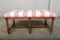 Антикварная банкетка с витыми ножками код. BE107183 фото 5