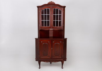 Старинный угловой посудный шкаф код. RM38832