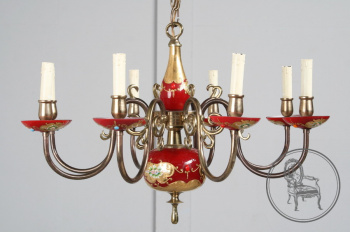 Старинная люстра из муранского стекла код. BE107634