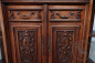Антикварный ореховый буфет с резьбой код. BE4096781 фото 9