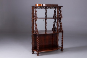 Антикварная этажерка с ажурной резьбой код. RM4101183