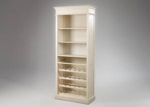 картинка Старинный стеллаж из светлого дерева в классическом стиле салоне старинных вещей "Шебби" являющийся официальным дистрибьютором в России и Беларуси