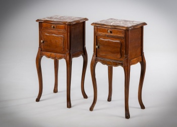 Антикварные ореховые комоды (2 шт.) с мраморным верхом код.&nbsp;RM4165391