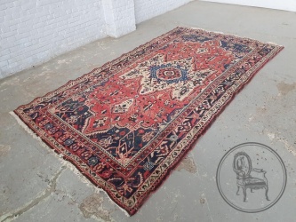 Антикварный иранский шерстяной ковер код. BE4165262