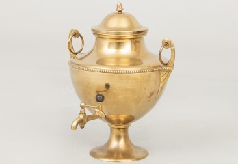 Антикварный самовар из латуни код. RM4100261