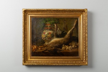 Антикварный натюрморт с зайцем код. RM4165025