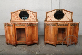 Антикварные комоды с зеркалом и мраморной отделкой код. BE4097262