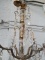Антикварная люстра из бронзы с цветными подвесками код. BE4096968 фото 3
