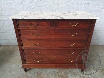 Антикварный ореховый комод в стиле Людовика XVI код. BE4097486