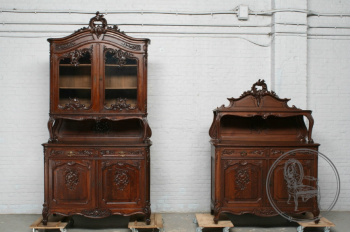 Антикварные буфет и комод код. BE6404