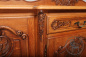 Старинный комод из дуба с веерообразным резным декором код. BE107133 фото 18