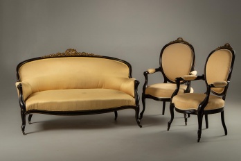 Антикварный комплект для гостиной с отделкой из бронзы код. RM4101526