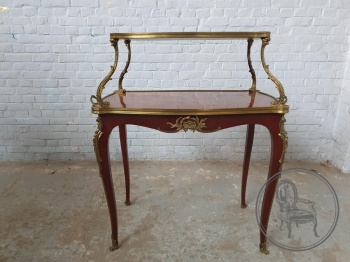 Антикварная этажерка из красного дерева код. BE4139724