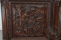Антикварная витрина в стиле тенирс с сюжетной резьбой код. BE107390 фото 8