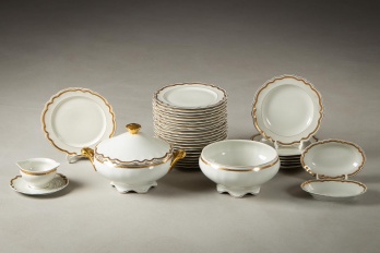 Старинный фарфоровый сервиз Limoges код. RM4102420