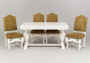 картинка Старинный столовый гарнитур салоне старинных вещей "Шебби" являющийся официальным дистрибьютором в России и Беларуси