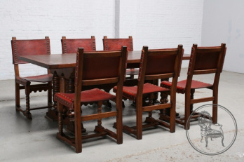 Антикварный столовый гарнитур код. BE6128