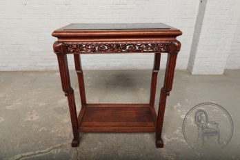 Антикварный столик в ориентальном стиле с мраморной столешницей код. BE4126296