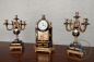 Старинные каминные часы с канделябрами (2 шт.) код. BE42683 фото 10