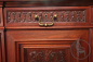 Антикварный ореховый буфет, декорированный резьбой с изображением мифологических птиц и фруктов код. BE3259446 фото 11