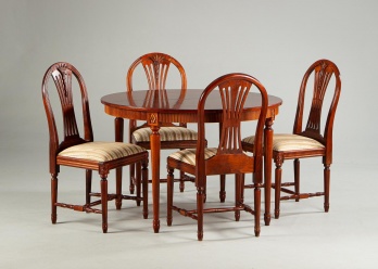 Старинный набор для столовой из красного дерева код. RM4116713