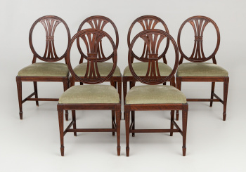 Старинный набор стульев (6 шт.) код. RM50626