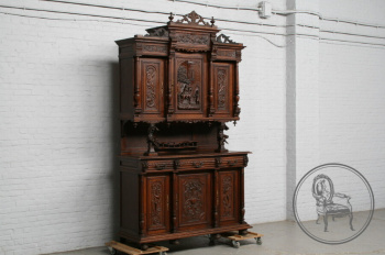 Антикварный буфет в стиле эпохи Генриха II код. BE107486