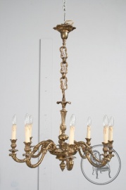 Старинная люстра из бронзы в стиле Людовика XV код. BE4096908