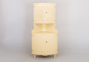 Старинный угловой посудный шкаф код. RM40977