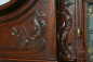 Антикварный книжный шкаф из дуба в Льежском стиле с часами код. BE107536 фото 7